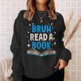 Language English Teacher Bruh Read A Book Sweatshirt Gifts for Her