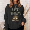 Let Them Book Reading Books Bookworm Bibliophile Sweatshirt Gifts for Her Let Them Book Reading Books Bookworm Bibliophile Sweatshirt Gifts for Her