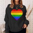Lgbt レインボーウィングス フラッグ ハート ゲイ バイ ラブ プライド月間 Lgbtq スウェットシャツ 彼女への贈り物