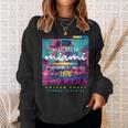 I Love Miami & Miami Loves Me Cool Miami Illustration スウェットシャツ 彼女への贈り物