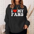 I Love My Fans スウェットシャツ 彼女への贈り物