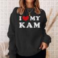 I Love My Kam アイ・ラブ・マイ・カム スウェットシャツ 彼女への贈り物