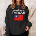 I Love Taiwan Flag Taiwanese Pride Itand With スウェットシャツ 彼女への贈り物