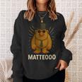 Matteooo イタリアンブレインロットミーム – シュールなaiクリーチャー スウェットシャツ 彼女への贈り物