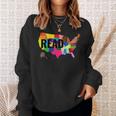 National Read America Shirt United States Read Books Sweatshirt Gifts for Her National Read America Shirt United States Read Books Sweatshirt Gifts for Her