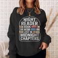 Night Reader Book Mom Lost In Midnight Chapters Sweatshirt Gifts for Her