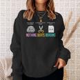Nothing Beats Reading National Library Week World Book Day Sweatshirt Gifts for Her