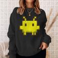 Pixel Gamer Clawd Claude Code Gaming レトロ コーディング ユーモア スウェットシャツ 彼女への贈り物