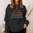 Plot Twists Mystery Book Lover Reading Literary Bookish Sweatshirt Gifts for Her Plot Twists Mystery Book Lover Reading Literary Bookish Sweatshirt Gifts for Her