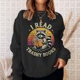 I Read Trashy Books Raccoon Sweatshirt Gifts for Her