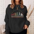 Reading Evolution Retro Books Hobby Reading Sweatshirt Gifts for Her