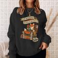 Reading Fox My Weekend Is Fully Booked Book Lover Sweatshirt Gifts for Her