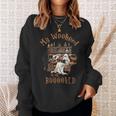 Reading Ghost Halloween Library Weekend Book Lovers Women Sweatshirt Gifts for Her