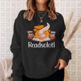 Readsolotl Book Lover & Axolotl Sweatshirt Gifts for Her