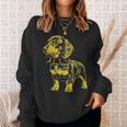 Rocker ダックスフント パンク メタル ロックンロール ミュージック ドッグ スウェットシャツ 彼女への贈り物