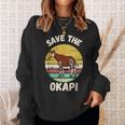 Save The Okapi コンゴキリン オカピ スウェットシャツ 彼女への贈り物