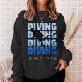 Scuba Diving Gearcuba Diving Equipment Dive スウェットシャツ 彼女への贈り物