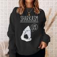 Sharkasm I Lovealad面白い皮肉なシャークスタジオ 長袖tシャツ スウェットシャツ 彼女への贈り物