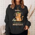 Shhh I'm Solving A Mystery Cat Detective Book Lover Sweatshirt Gifts for Her Shhh I'm Solving A Mystery Cat Detective Book Lover Sweatshirt Gifts for Her