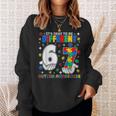 Six Seven 6 7 Autism Awareness It's Ok To Be Different Sweatshirt Gifts for Her