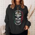 Skull Mexican Flag Mexicopraytyleintage スウェットシャツ 彼女への贈り物