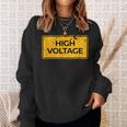 Snirt 高電圧tシャツ 高電圧 高電圧 スウェットシャツ 彼女への贈り物