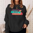 Strong Female Character Book Nerd Sweatshirt Gifts for Her
