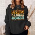 I Survived Reading Banned Books Book Lover Bookaholic Sweatshirt Gifts for Her I Survived Reading Banned Books Book Lover Bookaholic Sweatshirt Gifts for Her