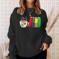 Tea And Bookworm Love Books And Tea Sweatshirt Gifts for Her