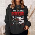 This Little Ninja Is 5歳 5歳の誕生日 忍者 男の子 キッズ スウェットシャツ 彼女への贈り物