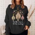 Tis The Season To Be Reading Books Christmas Tree Book Lover Sweatshirt Gifts for Her