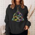 Triquetra ホーリートリニティ ケルトノット スウェットシャツ 彼女への贈り物