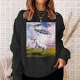 Ufo 誘拐ユニコーン スウェットシャツ 彼女への贈り物