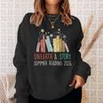 Unearth A Story Summer Reading 2026 Book Wildflowers Sweatshirt Gifts for Her