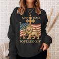 Vatican Pope Leo Xiv God Bless Pope Leo Xiv スウェットシャツ 彼女への贈り物