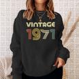 Vintage 1971 50Th Birthday スウェットシャツ 彼女への贈り物