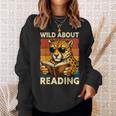 Vintage Cheetah Reading Book Wild About Reading Shirts Boys Sweatshirt Gifts for Her Vintage Cheetah Reading Book Wild About Reading Shirts Boys Sweatshirt Gifts for Her