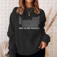 I Wear This Periodically cience Pun スウェットシャツ 彼女への贈り物