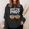 What The Pho 一緒にフォーを食べよう ベトナム旅行 ヌードルスープ フォーラバーズ スウェットシャツ 彼女への贈り物
