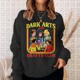 Women's Dark Arts And Crafts Club Retro Witchy Book Cover Sweatshirt Gifts for Her