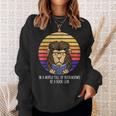 In A World Full Of Bookworms Be A Book Lion Dragon Reading Sweatshirt Gifts for Her