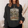 Worlds Best Fotter パティオ パトロール 裏庭 カワウソ しゃれ 誕生日 長袖tシャツ スウェットシャツ 彼女への贈り物