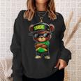 Yardie ジャマイカ ベア ジャマイカ国旗 ジャマイカの服 長袖tシャツ スウェットシャツ 彼女への贈り物