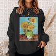 ひまわり ヴィンセント・ヴァン・ゴッホ 美しい絵画 ストリートウェア スウェットシャツ 彼女への贈り物