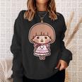ゆるかわメルちゃん ビッグプリント（表裏） スウェットシャツ 彼女への贈り物