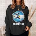 アルゼンチン選手のためのアルゼンチンシャツ レトロ ボーイズ アルゼンチン スウェットシャツ 彼女への贈り物