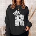 アルファベットtシャツ イニシャル文字 R & キング クイーン クラウン スウェットシャツ 彼女への贈り物