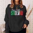 イタリア山アルプス旅行 パッソ・デッロ・ステルヴィオ メンズ レディース スウェットシャツ 彼女への贈り物