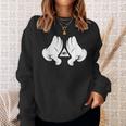 イルミナティ陰謀論 プロビデンスの目 おもしろtシャツ スウェットシャツ 彼女への贈り物