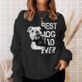 メンズ イングリッシュブルドッグ お父さん 父の日 ヴィンテージスタイル 犬 スウェットシャツ 彼女への贈り物